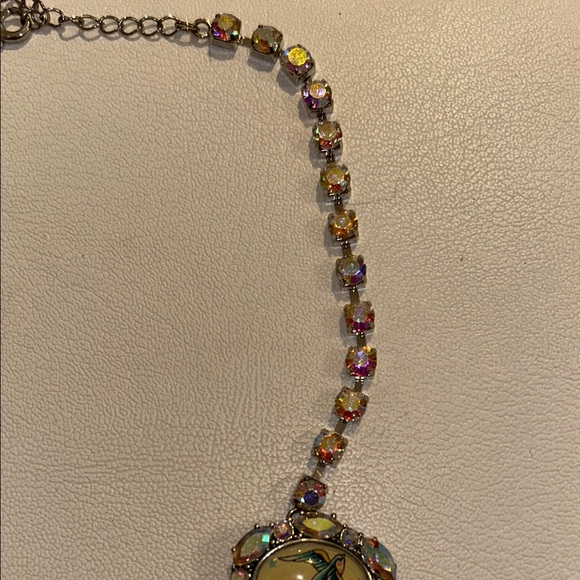 Betsey Johnson SET Nautical Anchor Sailor Pinup Statement Necklace Earrings EUC - Picture 9 of 11